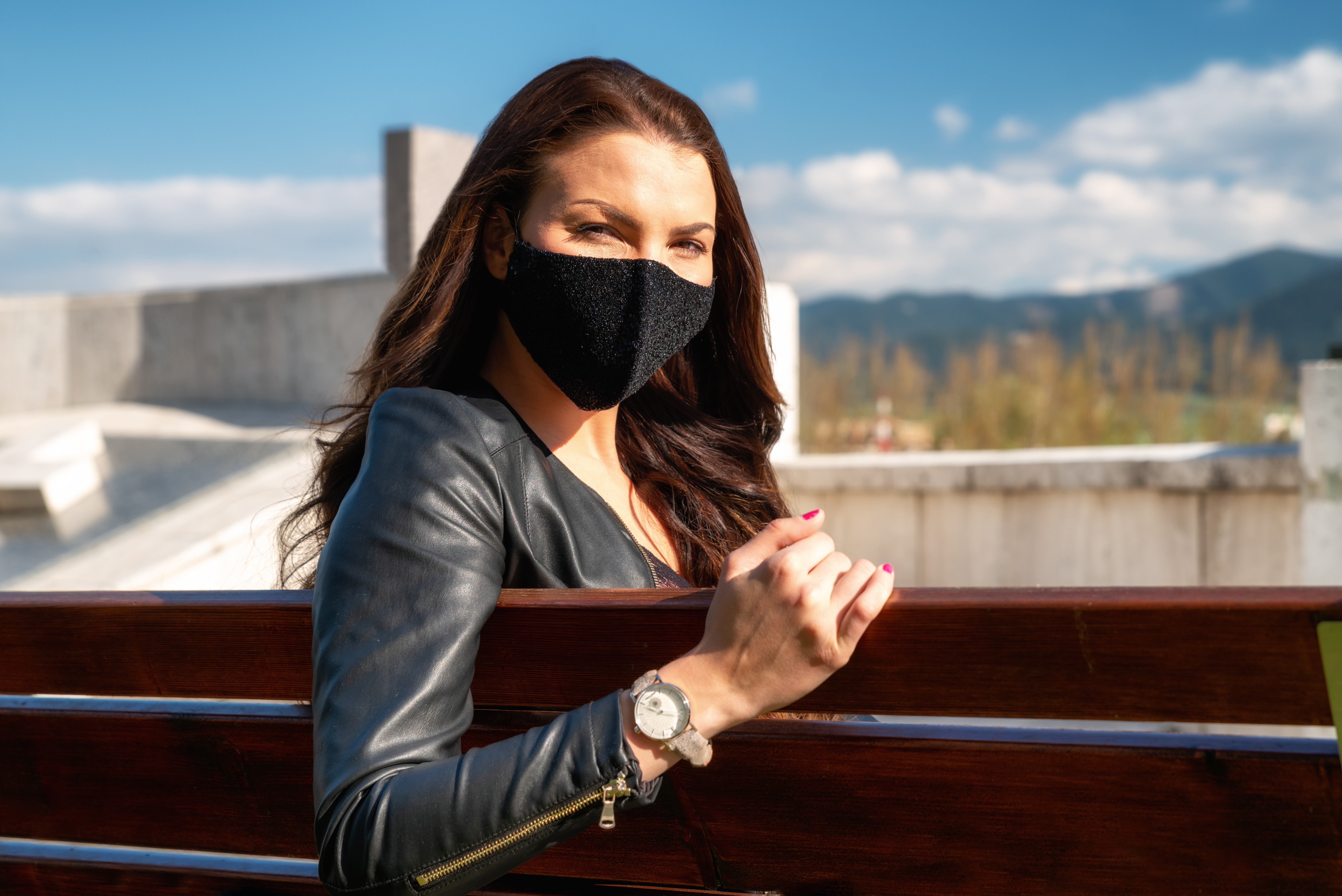 black face mask