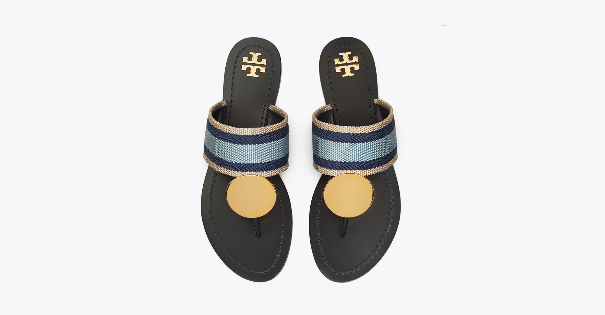 Patos Striped Disk Sandal