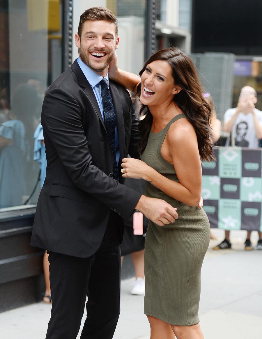 Garrett Yrigoyen and Becca Kufrin at AOL Build Speaker Series Becca Kufrin and Garrett Yrigoyen Relationship Timeline