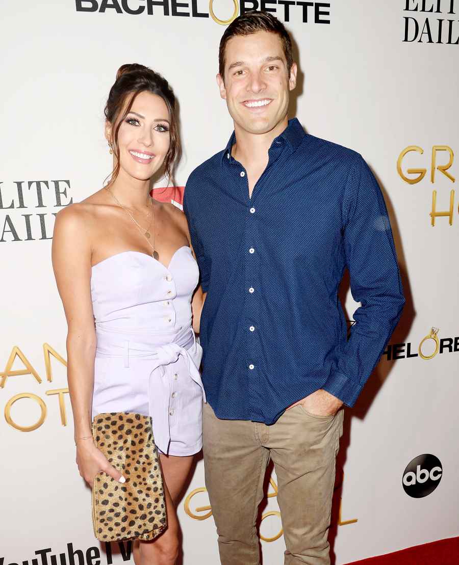 Becca Kufrin and Garrett Yrigoyen at Grand Hotel Premiere Becca Kufrin and Garrett Yrigoyen Relationship Timeline