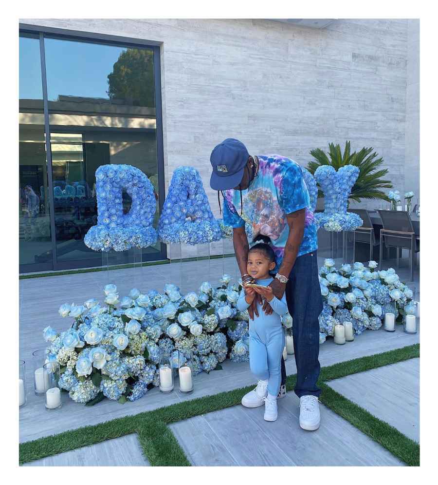 Inside Travis Scott Fathers Day Celebration With Kylie Jenner and Daughter Stormi Instagram