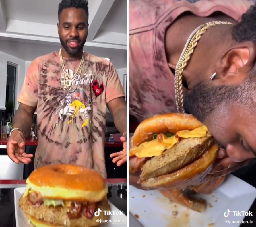 Jason Derulo The Doughnut Burger