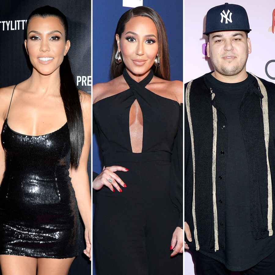 Kourtney Kardashian / Adrienne Balion / Rob Kardashian The Kardashian-Jenner Friendships With Their Exes A Guide