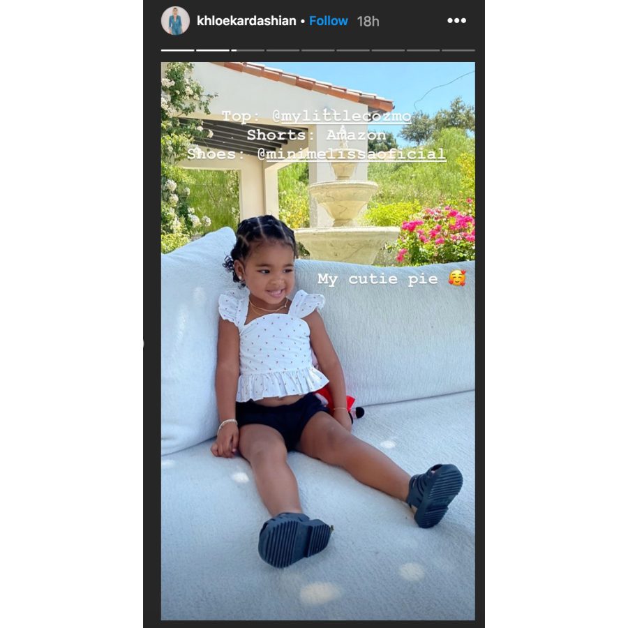 Khloe Kardashian and Daughter True Enjoy Adorable Outdoor Dance Party