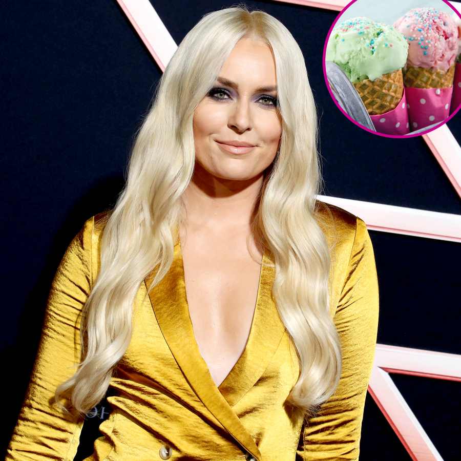 Lindsey Vonn Ice cream