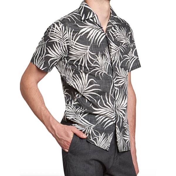 Officine Generale Dario Tropical-Print Shirt