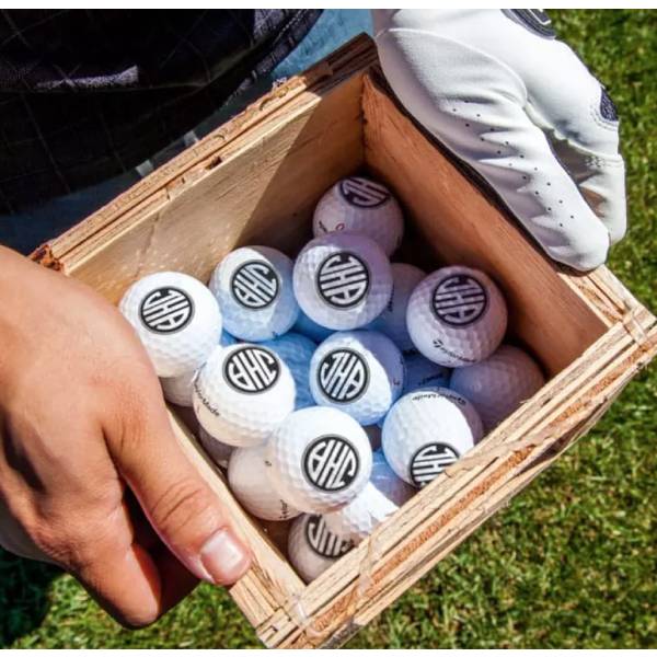 Personalized Golf Ball Mini Crate