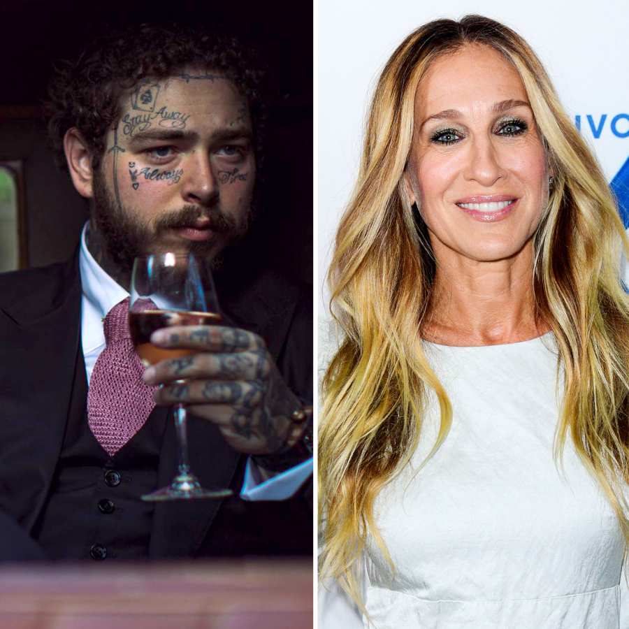 Post Malone Sarah Jessica Parker rose wine