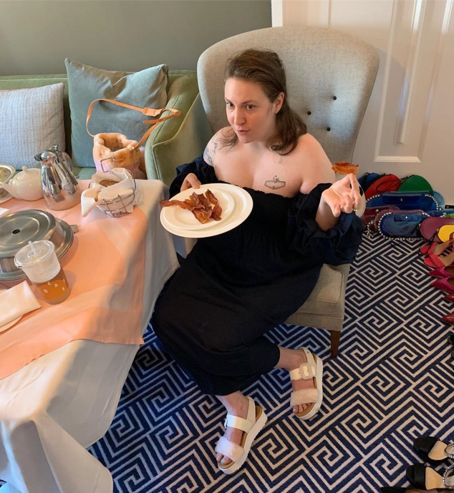 Lena Dunham Stars Ordering Room Service