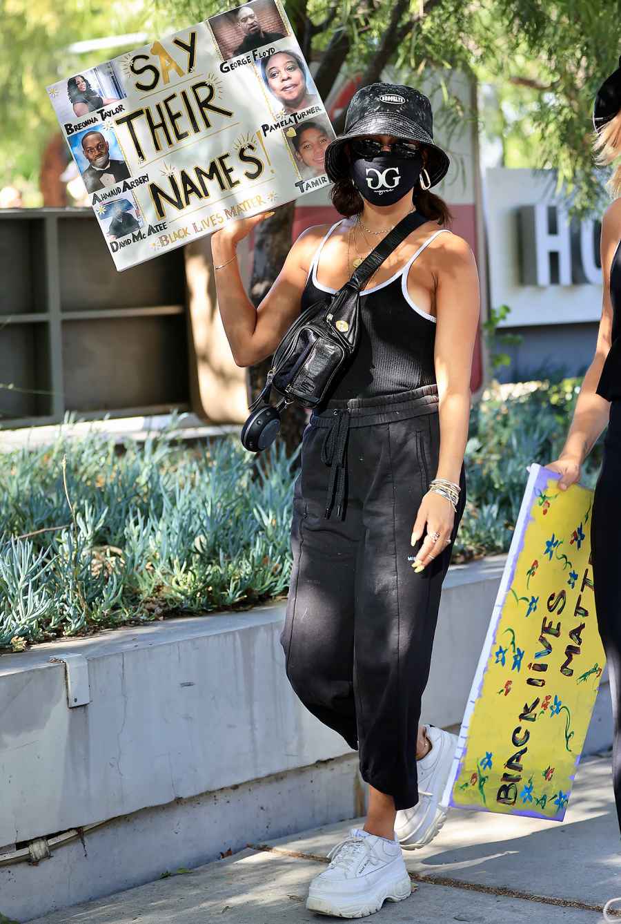 Vanessa Hudgens protesting BLM