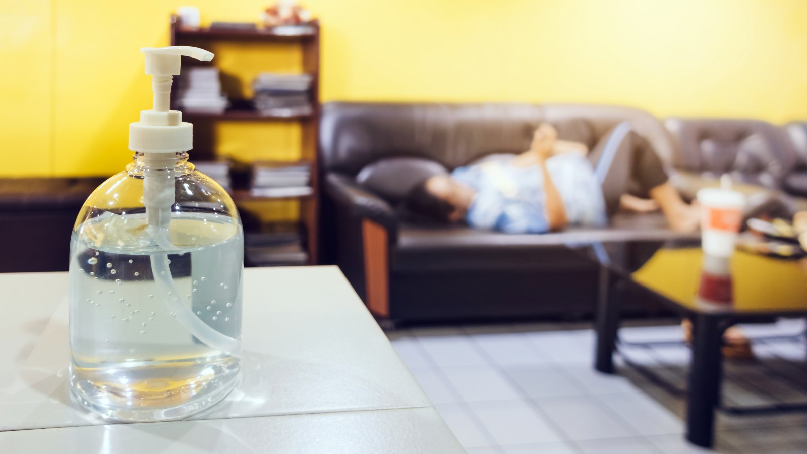 hand sanitizer stock photo