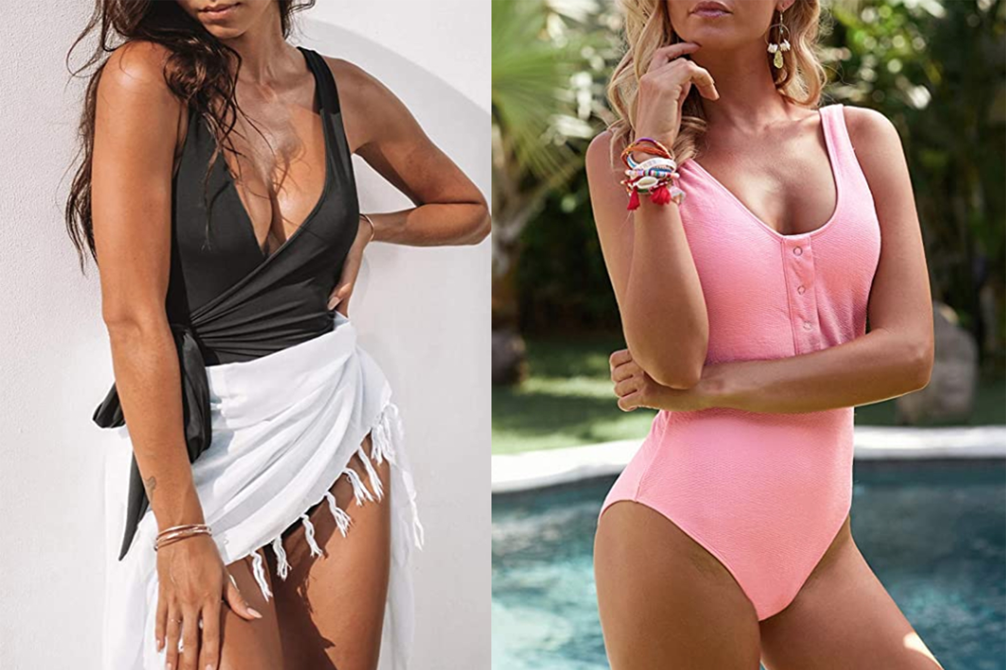 Adjustable One-Piece Swimsuits