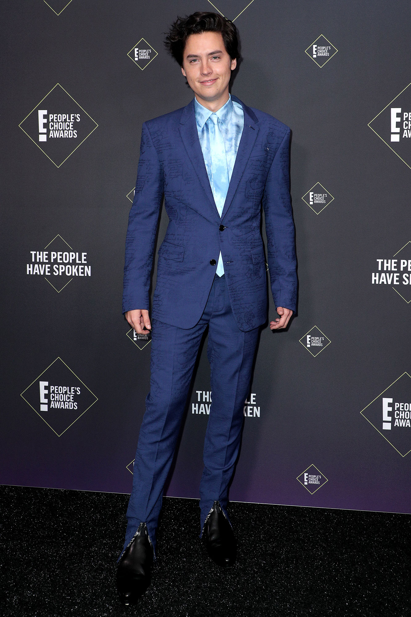 Cole Sprouse Promises to Be More Active on Instagram Blue Suit