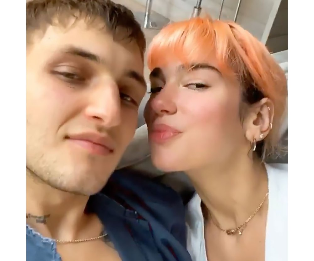 Dua Lipa Reveals Anwar Hadid Dyes Her Hair a New Hue Every Week in Quarantine