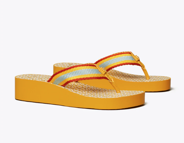 Gemini Link Wedge Flip-Flop