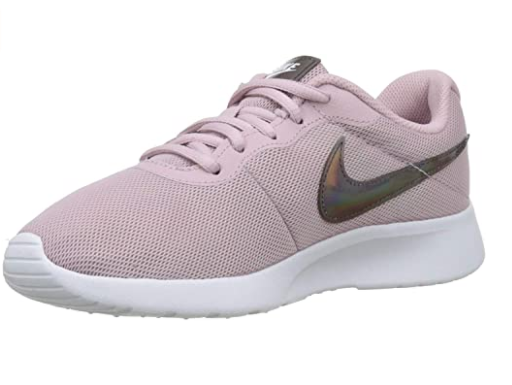 NIKE Women's Tanjun Running Shoes (Plum Chalk/White)