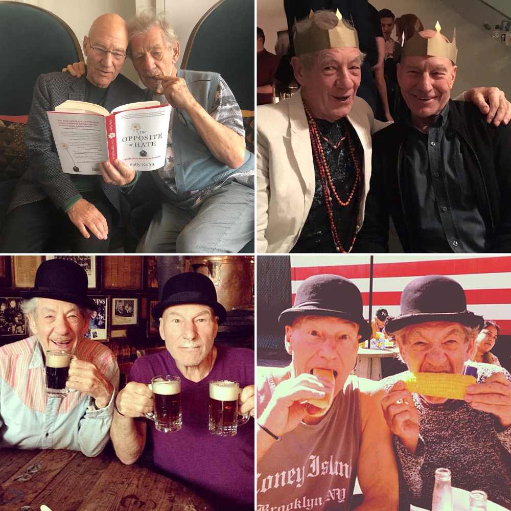 Patrick Stewart and Ian McKellen BFF Moments