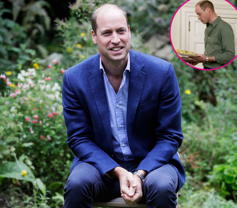 Prince William uber eats