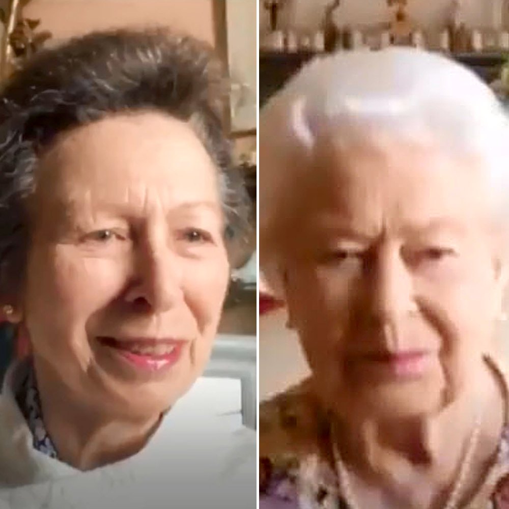 Queen Elizabeth II Learns How to Video Call With Princess Anne Help