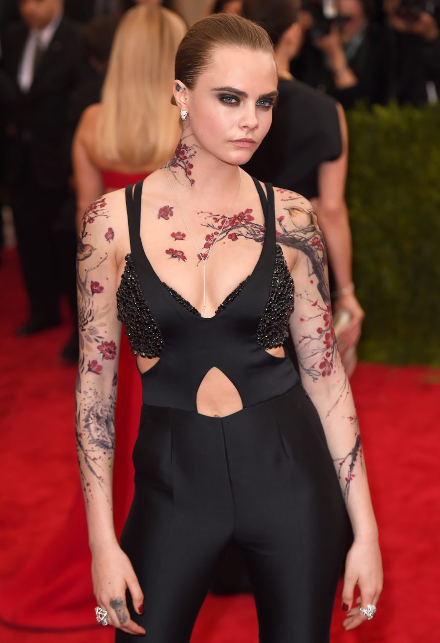 7 Times Stars Tricked Fans With Fake Tattoos: Pics