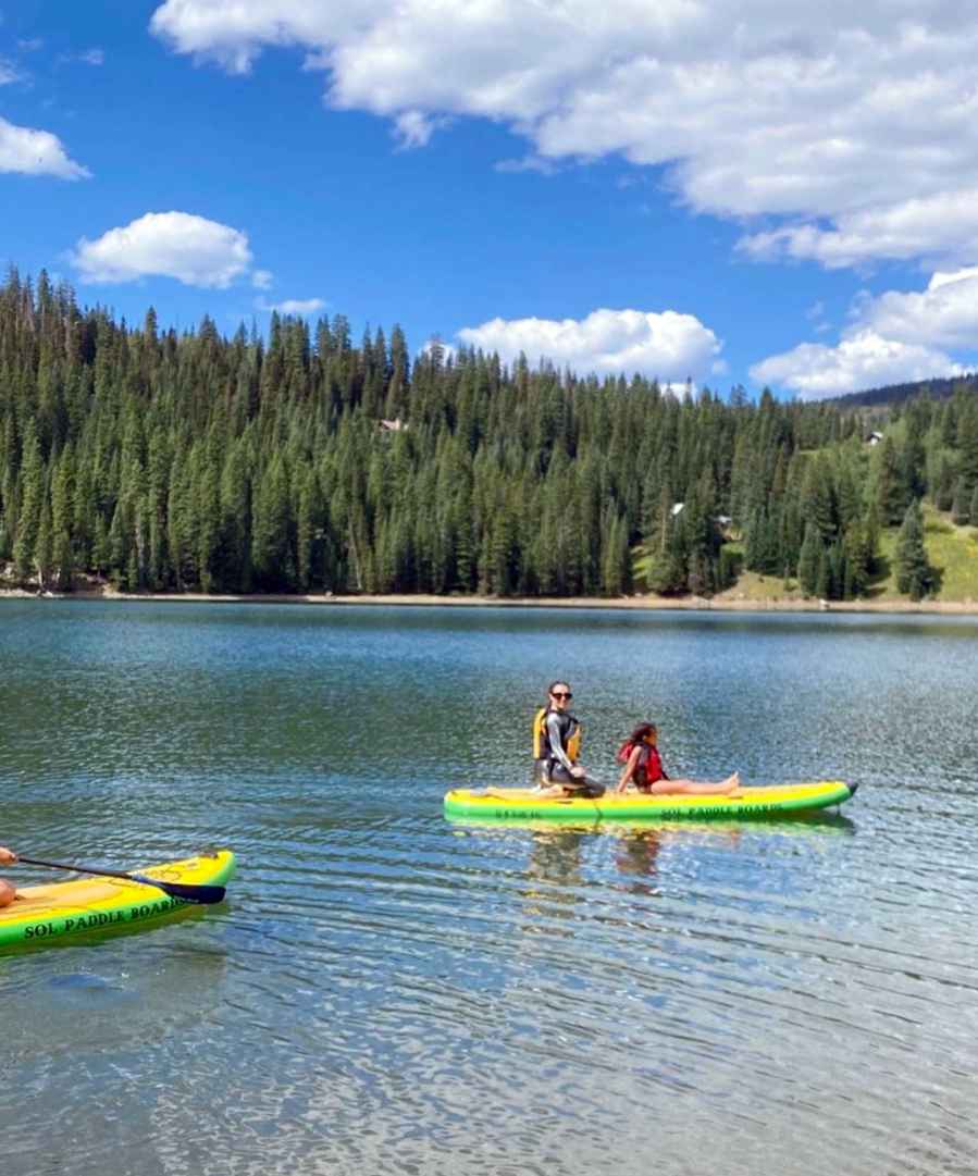 Kim Kardashian Goes On Paddleboarding Trip With Kanye Kourtney And North-