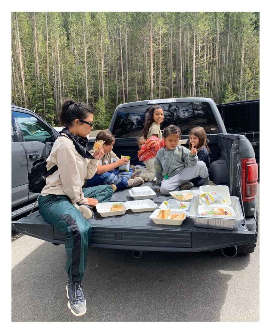 Kourtney Kardashian Stars Having Picnics Amid COVID-19