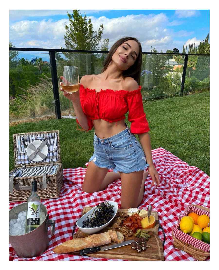 Olivia Culpo Stars Having Picnics Amid COVID-19