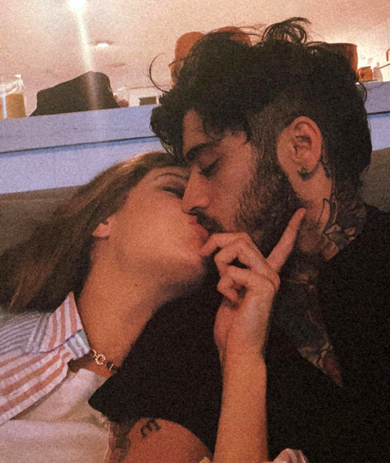 Pregnant Gigi Hadid Calls Zayn Malik Baby Daddy In Intimate Kissing Photo