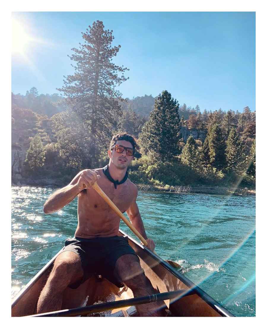 Taylor Zakhar Perez and Joey King Weekend Getaway Canoe