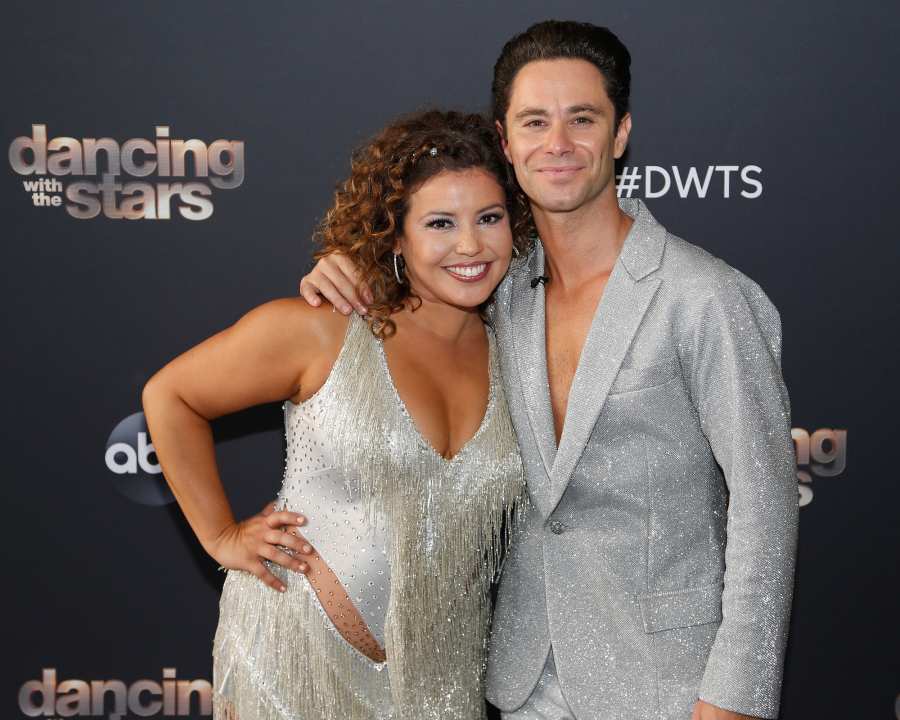 Dancing With the Stars Eliminates First Celeb Justina Machado Sasha Farber