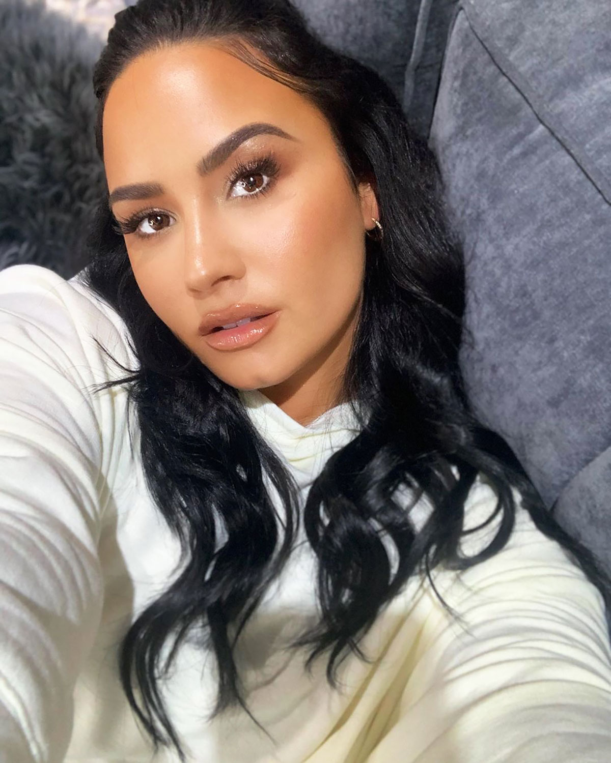 Demi Lovato Surprises Fans With New Butterfly Neck Tattoo