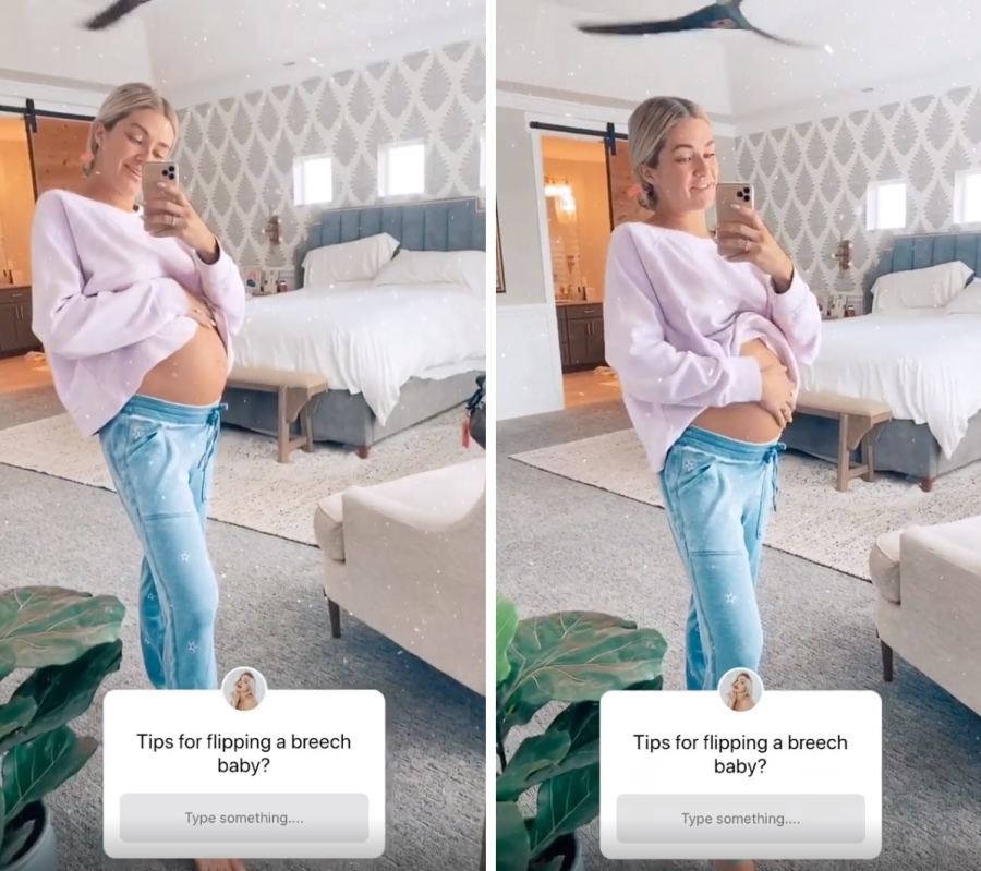 Lindsay Arnold Asks for Tips for Flipping a Breech Baby