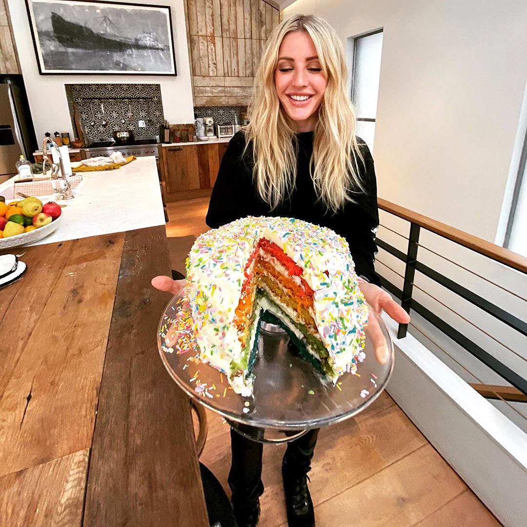 Ellie Goulding Stars Busy in the Kitchen Amid the Pandemic