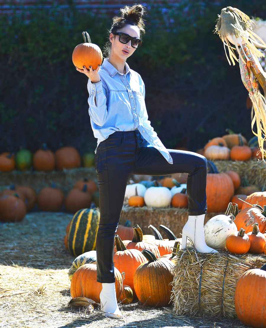 Cara Santana pumpkin patch