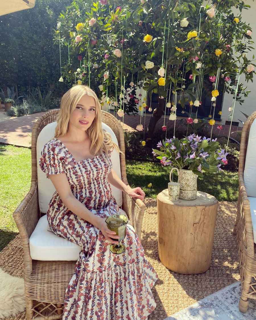 Emma Roberts Magical Garden Baby Shower