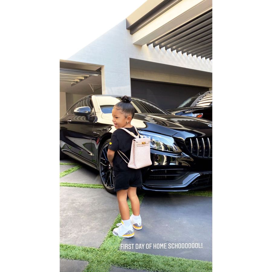 Stormi Webster Inside the Kardashian Jenner Kids First Day of Preschool