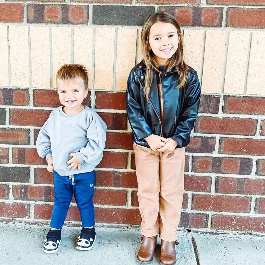 Jana Kramer Children Jace and Jolie Back To School Photo