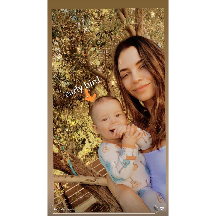 Jenna Dewan and Son Callum Is An Early Bird