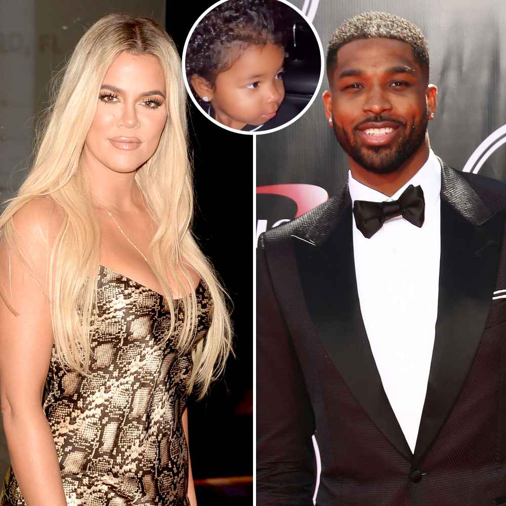 Khloe Kardashian and Tristan Thompson Take Daughter True to Halloween Event