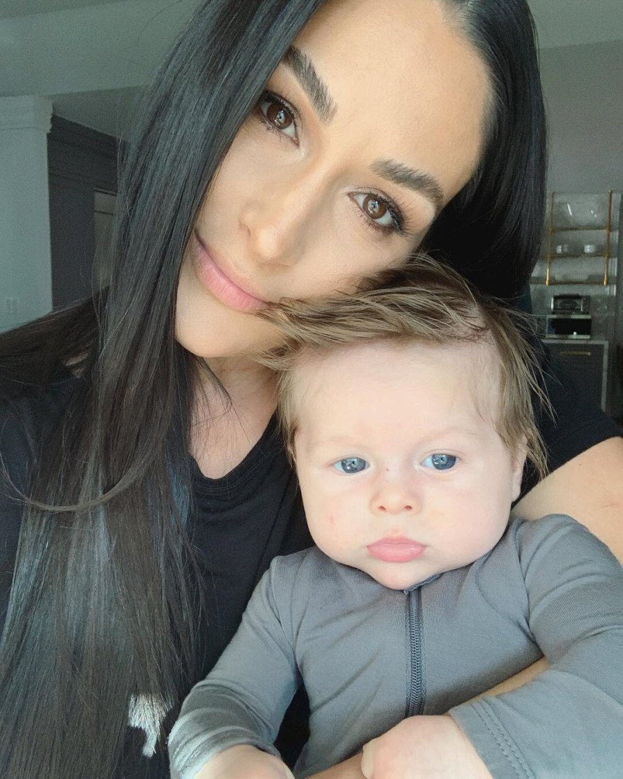 Ride Die Nikki Bella Artem Chigvintsev Son Matteo Pics Blue-Eyed Boy