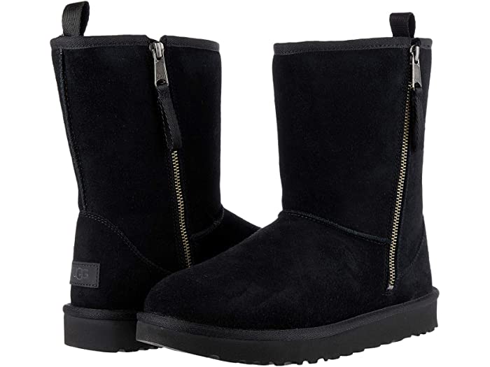 UGG Classic Short Dual Zip Boot (Black)