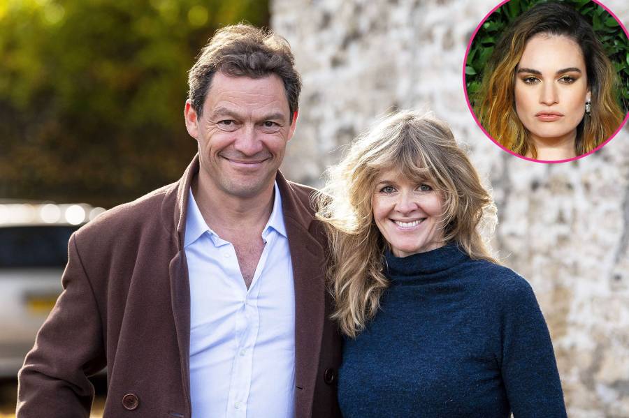 Dominic West and Wife Catherine Fitzgerald Go for a Run Together After Lily James Scandal