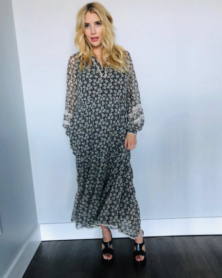 Emma Roberts Maternity Style