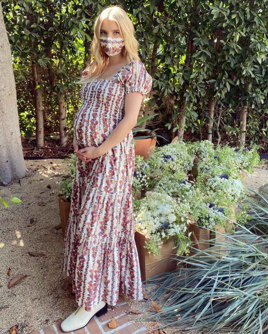 Emma Roberts Maternity Style