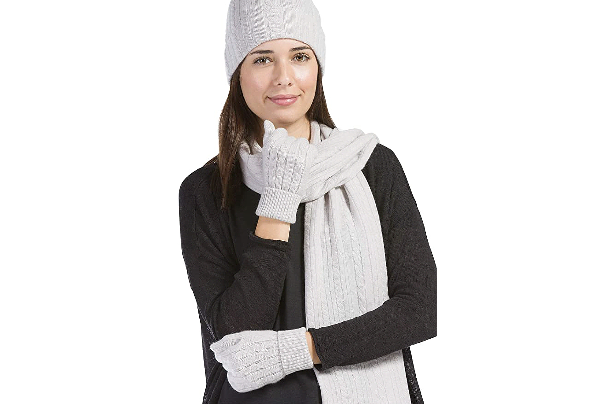 Fishers Finery Women's 100% Pure Cashmere Gloves