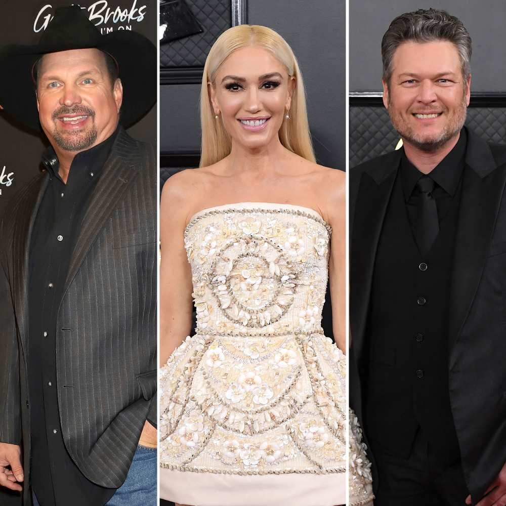 Garth Brooks Gwen Stefani Lucky to Be Engaged to Blake Shelton