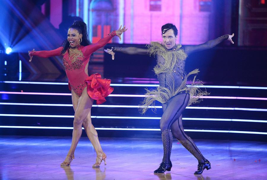 Johnny Weir and Britt Stewart Dancing With The Stars Recap