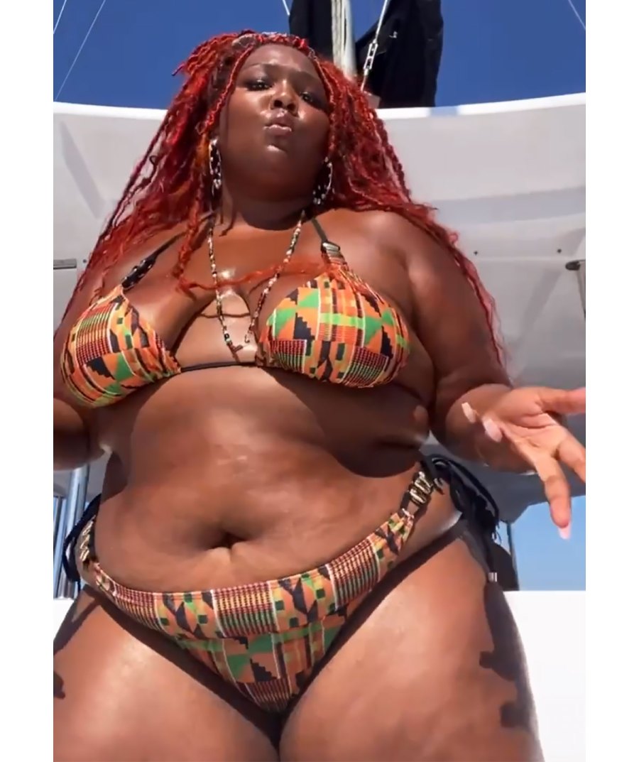 See Lizzo's Hottest Swim Moments