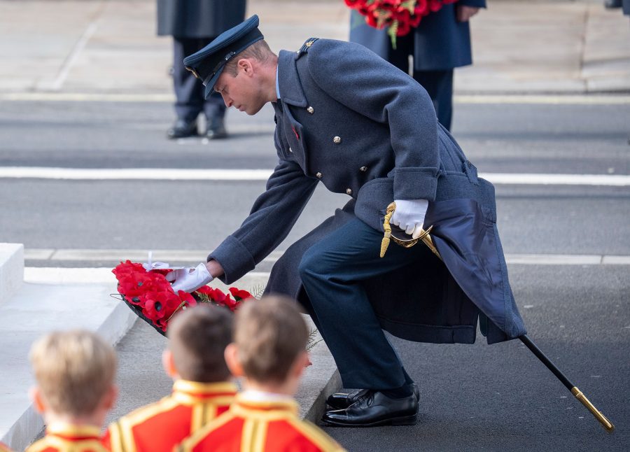 Duchess Kate, Prince William and More Royals Join Queen Elizabeth II at Remembrance Day Ceremony