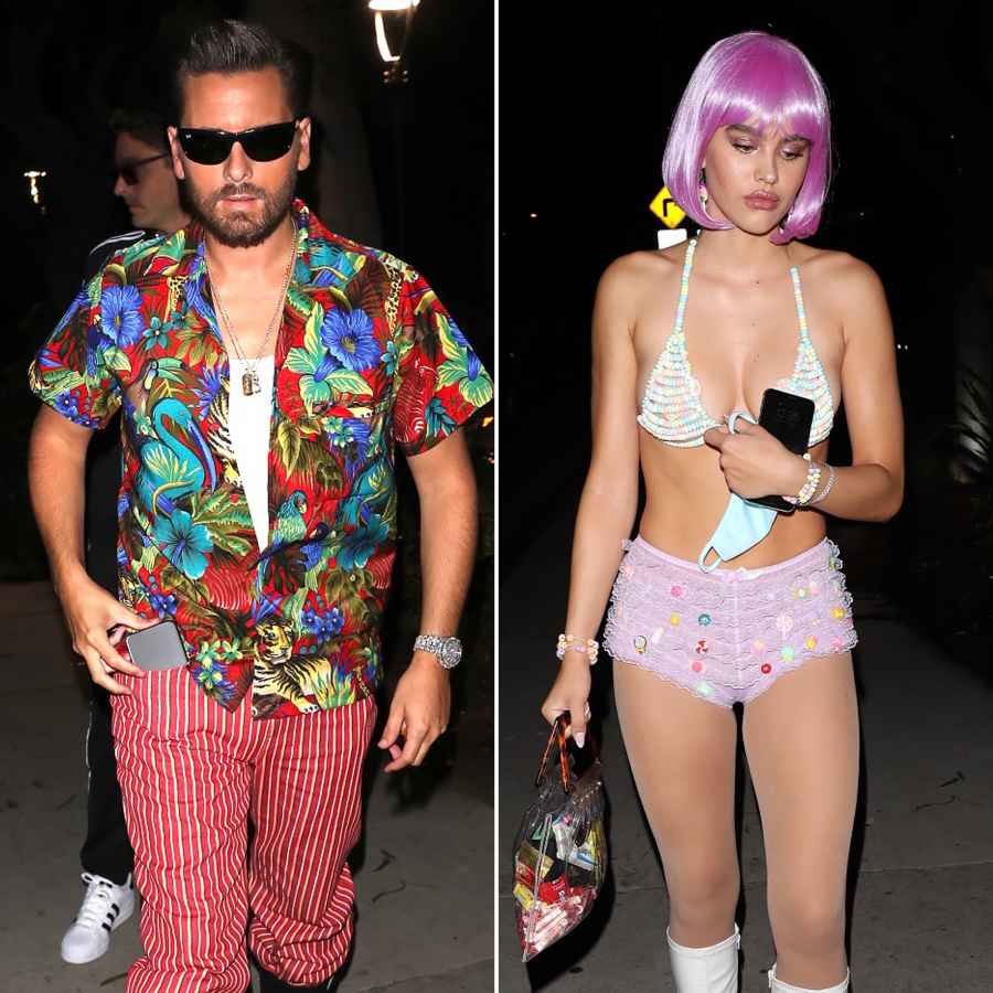 Scott Disick Attends Halloween Party With Amelia Hamlin After Cozy Pics With Kourtney Kardashian